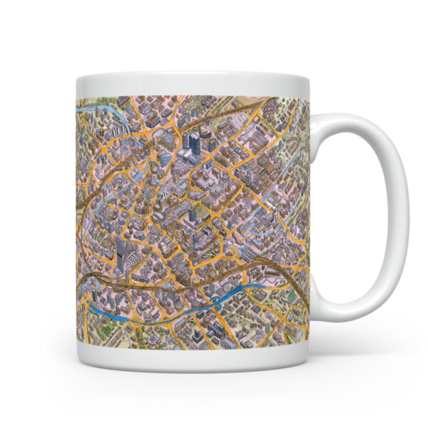 Hand-Drawn Manchester Map Mug